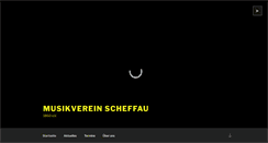 Desktop Screenshot of musikverein-scheffau.de